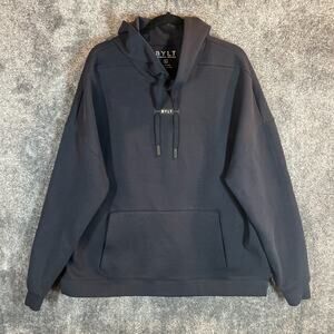 Bylt Hoodie Mens XL Black Roam Knit Pullover Sweatshirt Premium Basics Train